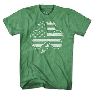 Chowdaheadz Shamrock Stars Stripes Tonal TShirt Unisex Tee Soft Cotton Blend